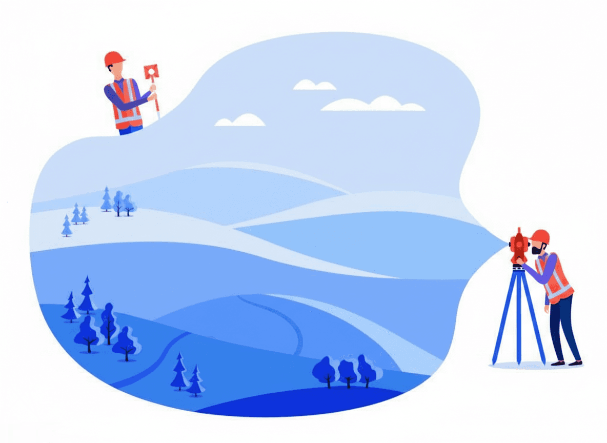 Екипът на GeoAxis на терен