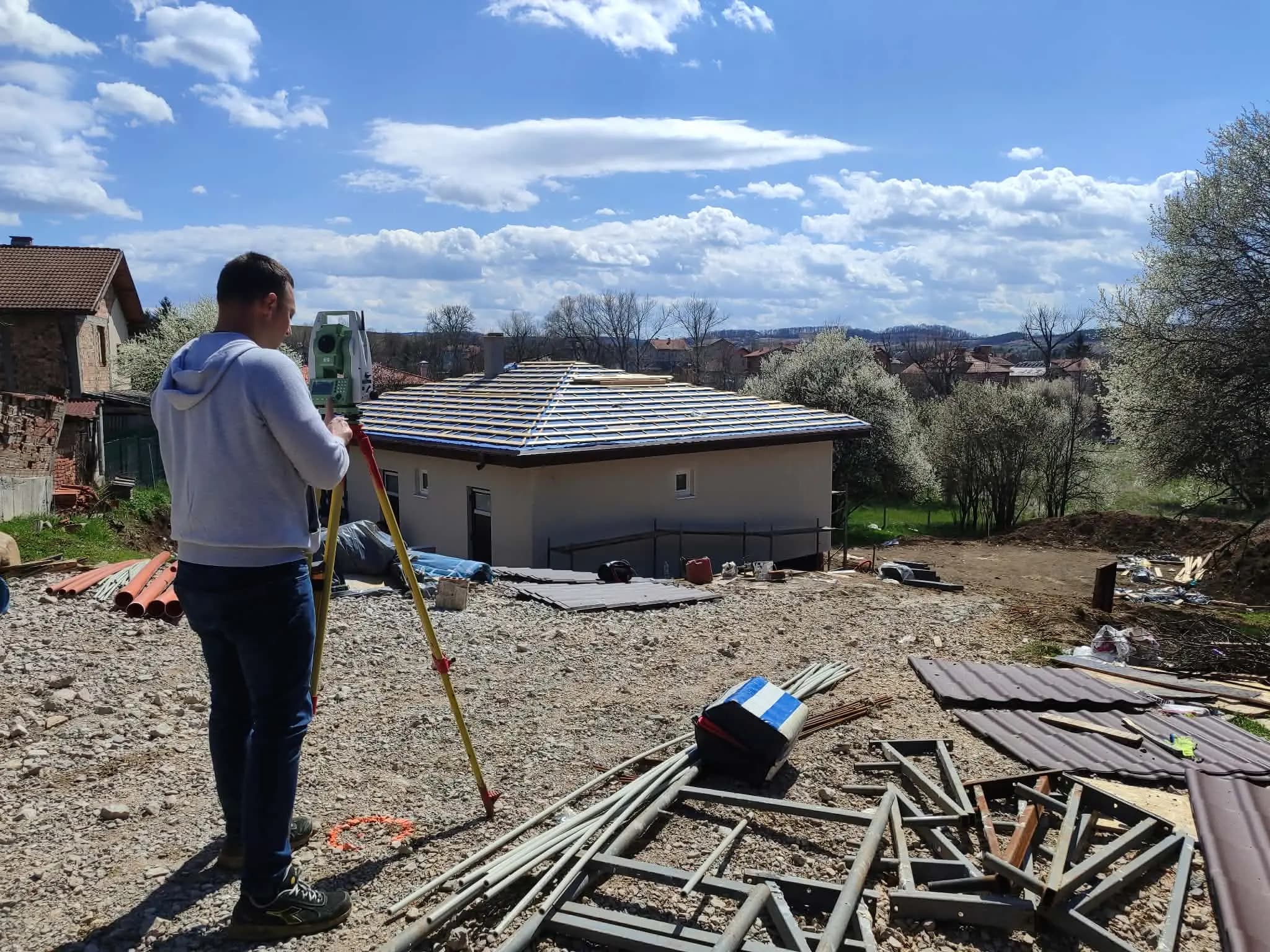 Геодезическо заснемане на сграда