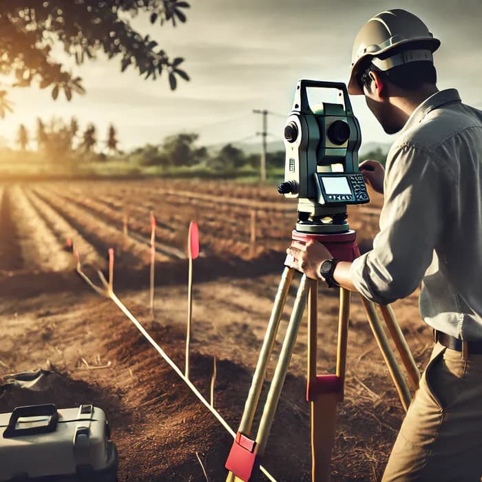 Геодезическо заснемане на земеделски терен с GNSS апаратура